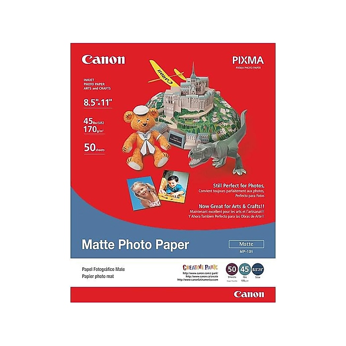 Canon MP 101 Matte Photo Paper, 8.5
