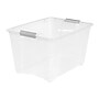 Iris Stack & Pull 54 Qt. Latch Lid Storage Bin, Clear (100243)~#|#~sp45446651_sc7