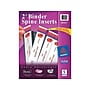 Avery Binder Spine Inserts, 2" Spine Width, White, 4 Inserts/Sheet, 5 Sheets/Pack (89107)~#|#~s0309782_sc7