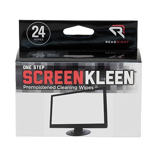 Read Right RR1209 OneStep Screen Cleaner 5 x 5 24/Box