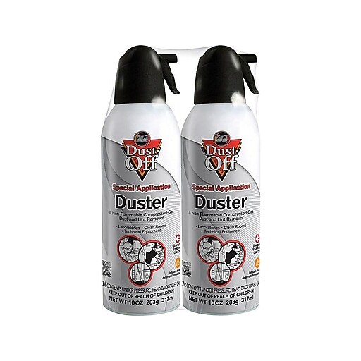 Falcon DustOff NonFlammable Disposable Air Dusters, 2/Pack (DPNXL2