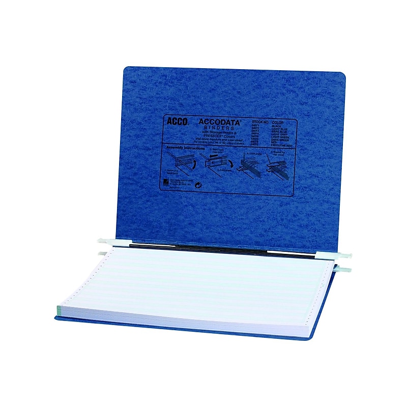 ACCO Presstex 6" Ringless Hanging Binder, Dark Blue (54073) image 1