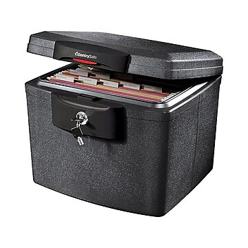 SentrySafe Plastic Fire/Waterproof Safe with Key, 0.65 cu. ft. (HD4100)