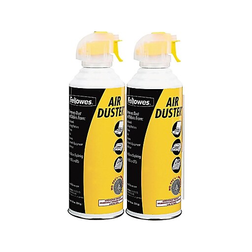 Fellowes Pressurized 152A Air Dusters, 2/Pack (9963201) at Staples