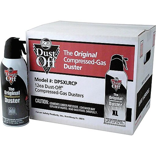 DustOff Air Dusters, 10 oz., 12/Pack (DPSXLRCP) Staples