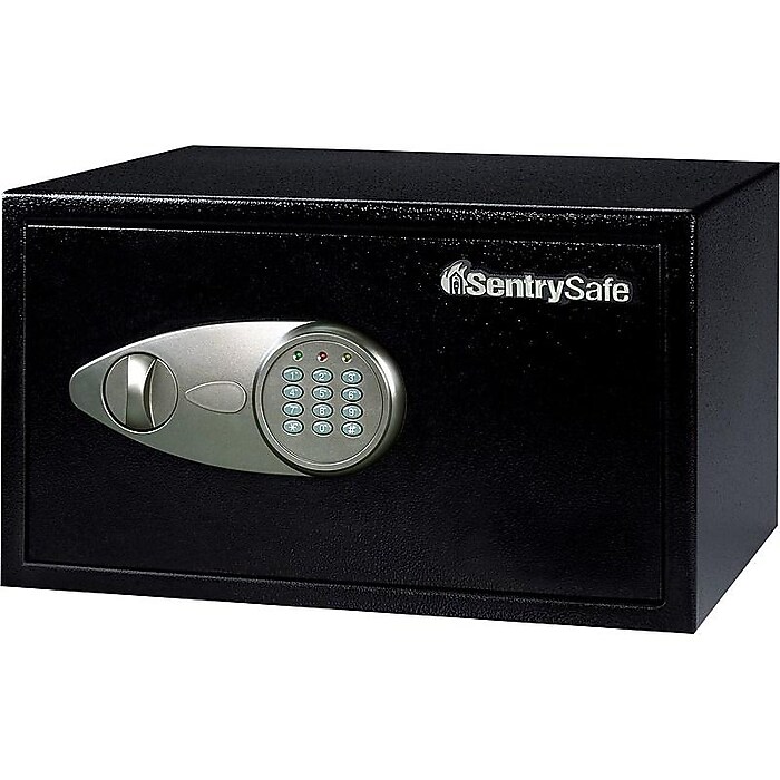 SentrySafe ブラック 金庫 キー式 Sentry Safe ファイアー セーフ テンキー式 耐火金庫 SB0504 取説付き