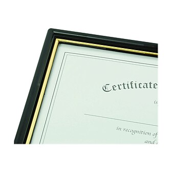 NuDell EZ Mount Plastic Certificate Frame (10960)