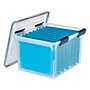 Iris WeatherPro Plastic File Box Latch Lid, Letter/Legal Size, Clear (110601)~#|#~sp45448933_sc7