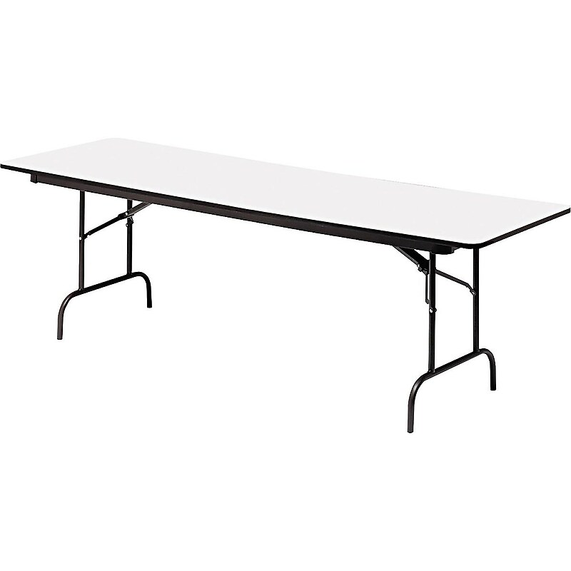 ICEBERG Premium Folding Table, 72" x 30", Gray (55227) image 1