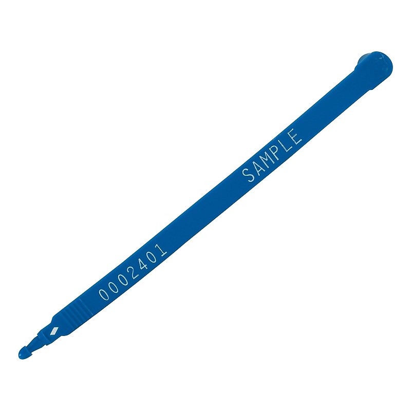 Truck Seals, 0.38" x 7.5", Blue, 100/Carton (SE1027BL) image 1