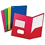 Oxford 2-Pocket Presentation Folders, Assorted Colors, 25/Box (OXF 99810)~#|#~sp45449870_sc7