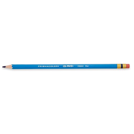 Prismacolor Premier Col-Erase Erasable Colored Pencils, Blue, 12/Box  (20044)