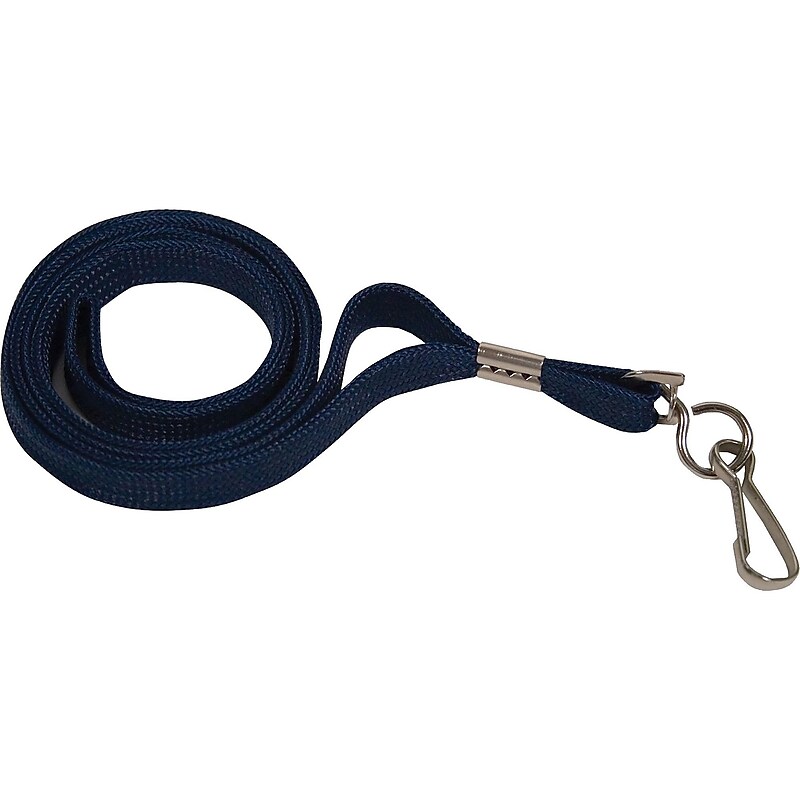 Advantus Deluxe Lanyards, Blue, 24/Box (75426) image 1