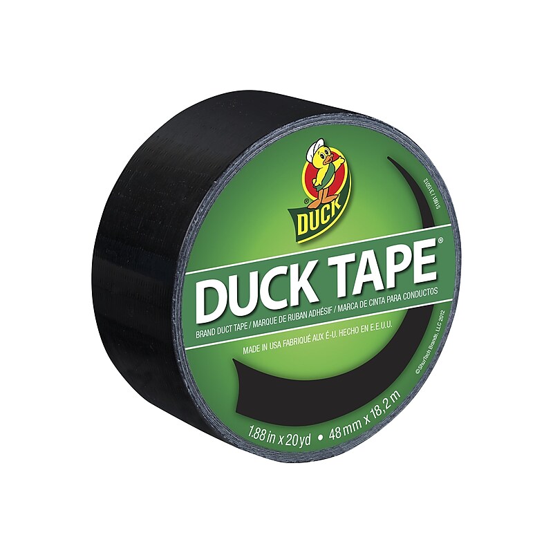 Duck Tape Heavy Duty Duct Tape, 1.88" x 20 Yds., Black (1265013) image 1