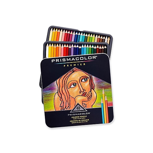 Prismacolor Premier Colored Pencils, Assorted Colors, 48/Box (3598t)