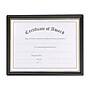 NuDell 8.5"W x 11"L Certificate Frame, Black/Gold (19210)~#|#~sp45450982_sc7