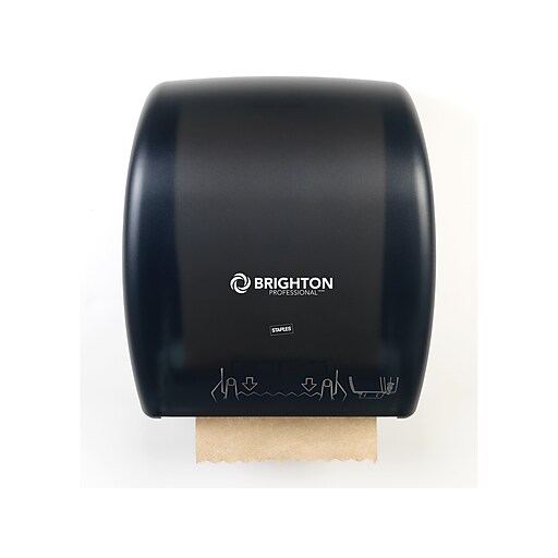 Brighton Professional Mechanical Auto-cut Paper Towel Dispenser Black for sale online 