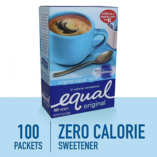 Equal® Sweetener Packets, 100/Box at Staples