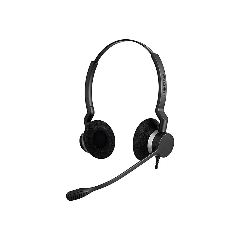jabra Biz 2300 USB UC Duo 2399-829-119 Headset, Black image 1