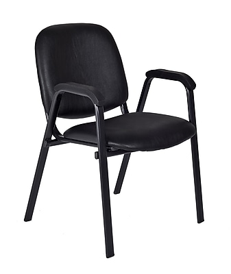 Regency Ace Vinyl Stack Chair (18 pack)- Black