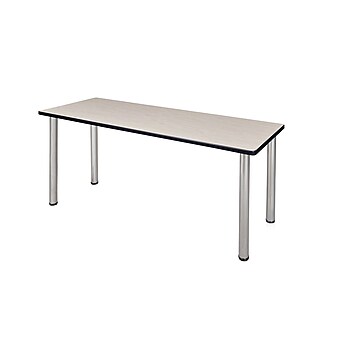 Regency Kee Training Table, 24"D x 60"W, Maple/Chrome (MT6024PLBPCM)