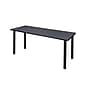 Regency Kee Training Table, 24"D x 72"W, Gray/Black (MT7224GYBPBK)~#|#~sp4548590_sc7