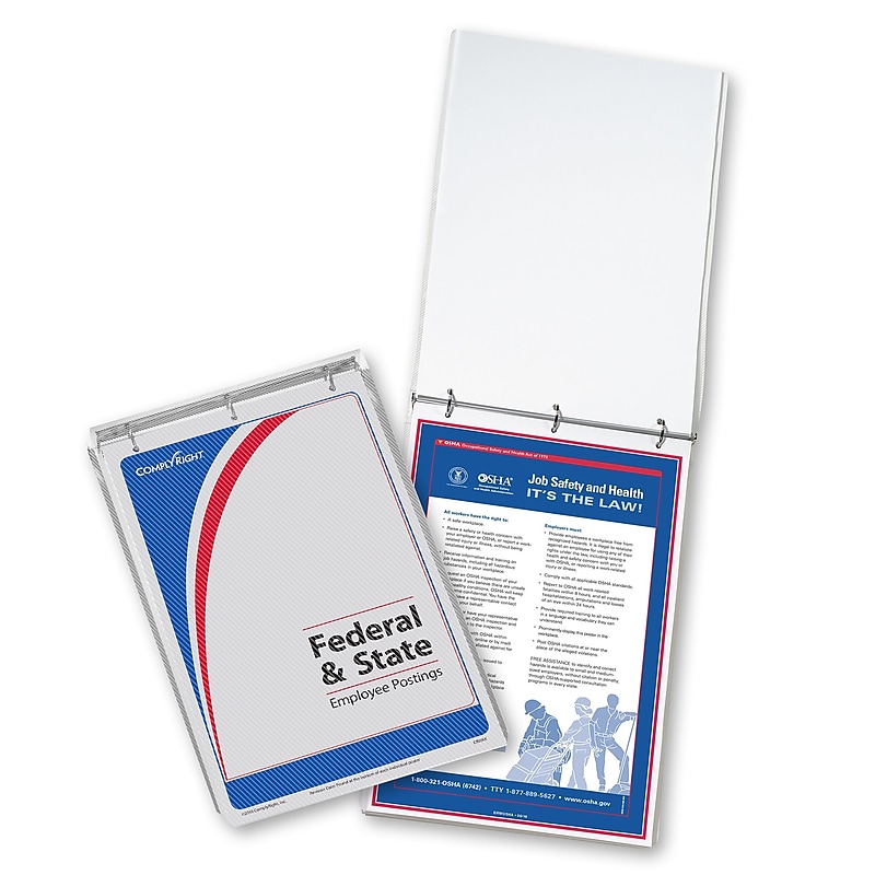 ComplyRight Federal & State Remote Worker Binder 1-Year Labor Law Service, California, English (U1200CRWCAE) image 1