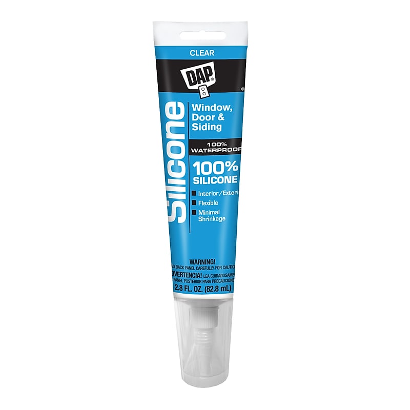 Dap Silicone Sealant, 2.9 oz., Clear (7079800753) image 1