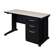 Regency Fusion 48" Single Pedestal Computer Desk, Maple (MSP4824PL)