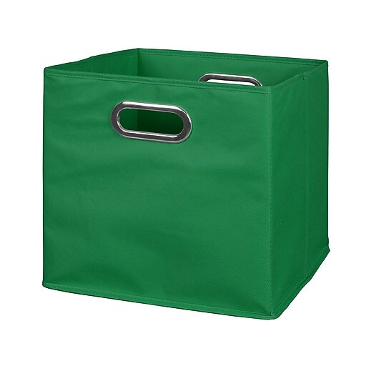 Niche Cubo Foldable Fabric Storage Bin Green at Staples