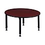 Regency Round Activity Table, Height Adjustable, Mahogany (TB48RNDMHAPBK)~#|#~sp4555924_sc7
