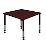 Regency Square Activity Table, 36" x 36", Height Adjustable, Mahogany (TB3636MHAPBK)~#|#~sp4555931_sc7