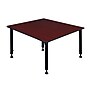 Regency Square Activity Table, Height Adjustable, Mahogany (TB4848MHAPBK)~#|#~sp4555934_sc7