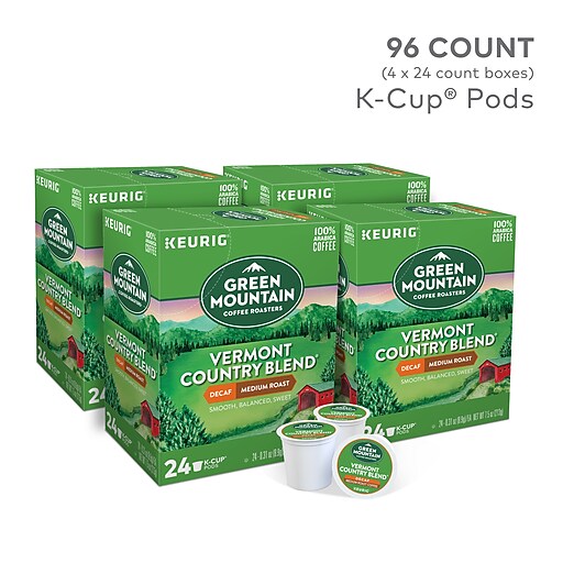 Green Mountain Vermont Country Blend Decaf Coffee, Keurig® KCup® Pods