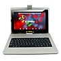 LINSAY F10 Series 10.1" Tablet, WiFi, 2GB RAM, 64GB Storage, Android 13, Black w/Silver Keyboard (F10XIPSBDS)~#|#~sp45817150_sc7