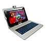 LINSAY F10 Series 10.1" Tablet, WiFi, 2GB RAM, 64GB Storage, Android 13, Black w/Silver Keyboard (F10XIPSBDS)~#|#~sp45817151_sc7
