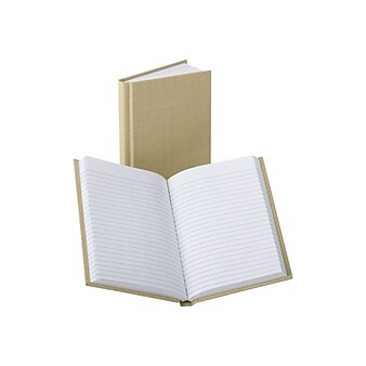Boorum & Pease Memo Notebook, 4.13" x 7", 192 Feint Sheets, Beige (BP 6559)