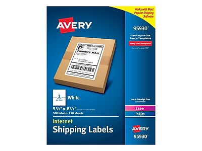 does staples print shipping labels