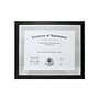 Lawrence Frames Plastic Certificate Frame, Black (530111)~#|#~sp45959909_sc7
