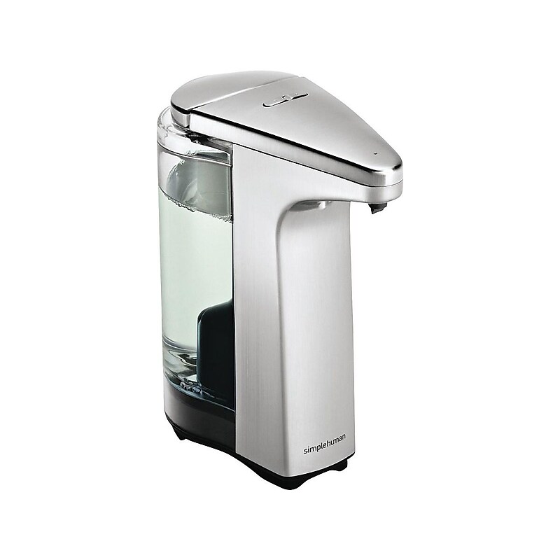 simplehuman Universal Automatic Hand Soap Dispenser, Gray/Silver (ST1023) image 1