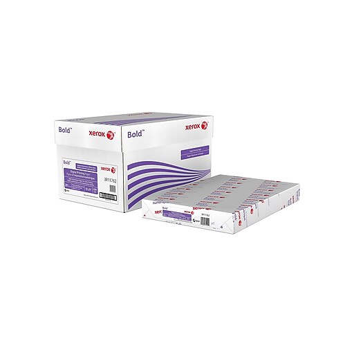 Xerox Bold Digital Bond Paper, 28 lbs., 8.5 x 11, 100 Brightness, 500  Sheets/Ream (3R11760)