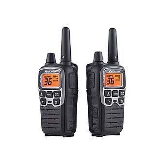 Midland X-TALKER T71VP3 Two-Way Radio, Black, Pair