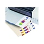 Smead Smartstrip ColorBar WaterGuard Inkjet File Folder Labels, 1 1/2" x 7 1/2", White, 250/Pack (66006)~#|#~sp45960549_sc7