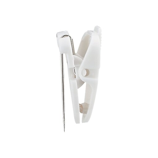 Staples® Cubicle Clips, White, 20/Pack Staples