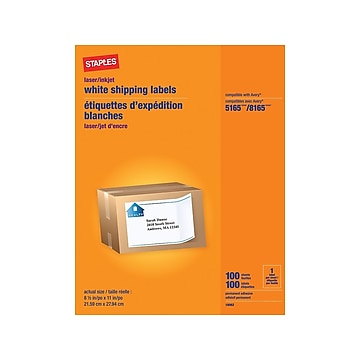 Full Sheet Labels 8.5"x11" Shipping/Address Labels 1/Sheet Laser Inkjet Printer 