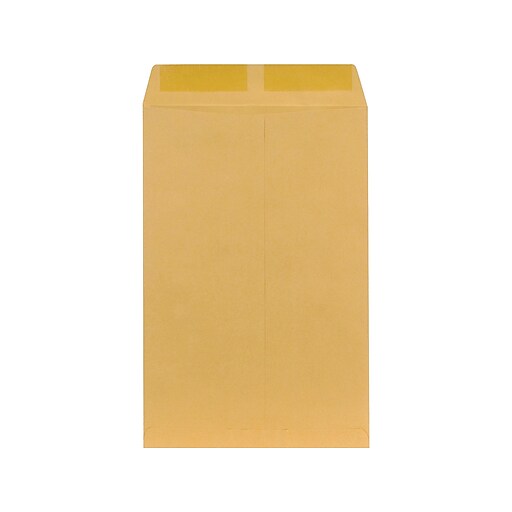 Staples Brown Kraft Catalog Envelopes, 10" x 15", Brown Kraft, 100/Box