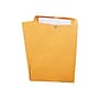 Staples Clasp & Moistenable Glue Kraft Catalog Envelopes, 10"L x 15"H, Brown, 100/Box (535021/19814)~#|#~sp45960592_sc7