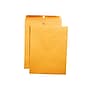 Staples Clasp & Moistenable Glue Kraft Catalog Envelopes, 10"L x 15"H, Brown, 100/Box (535021/19814)~#|#~sp45960593_sc7