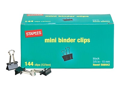 mini metal binder clips