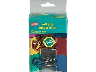 soft binder clips